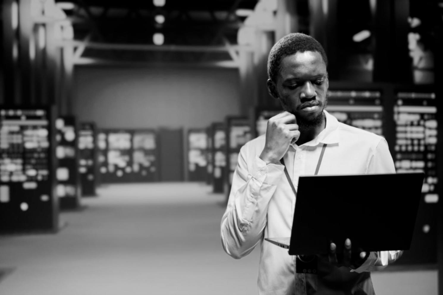 Students collaborating on blockchain development projects